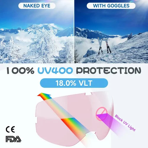 Kinder Ski brille 3-10 Jahre