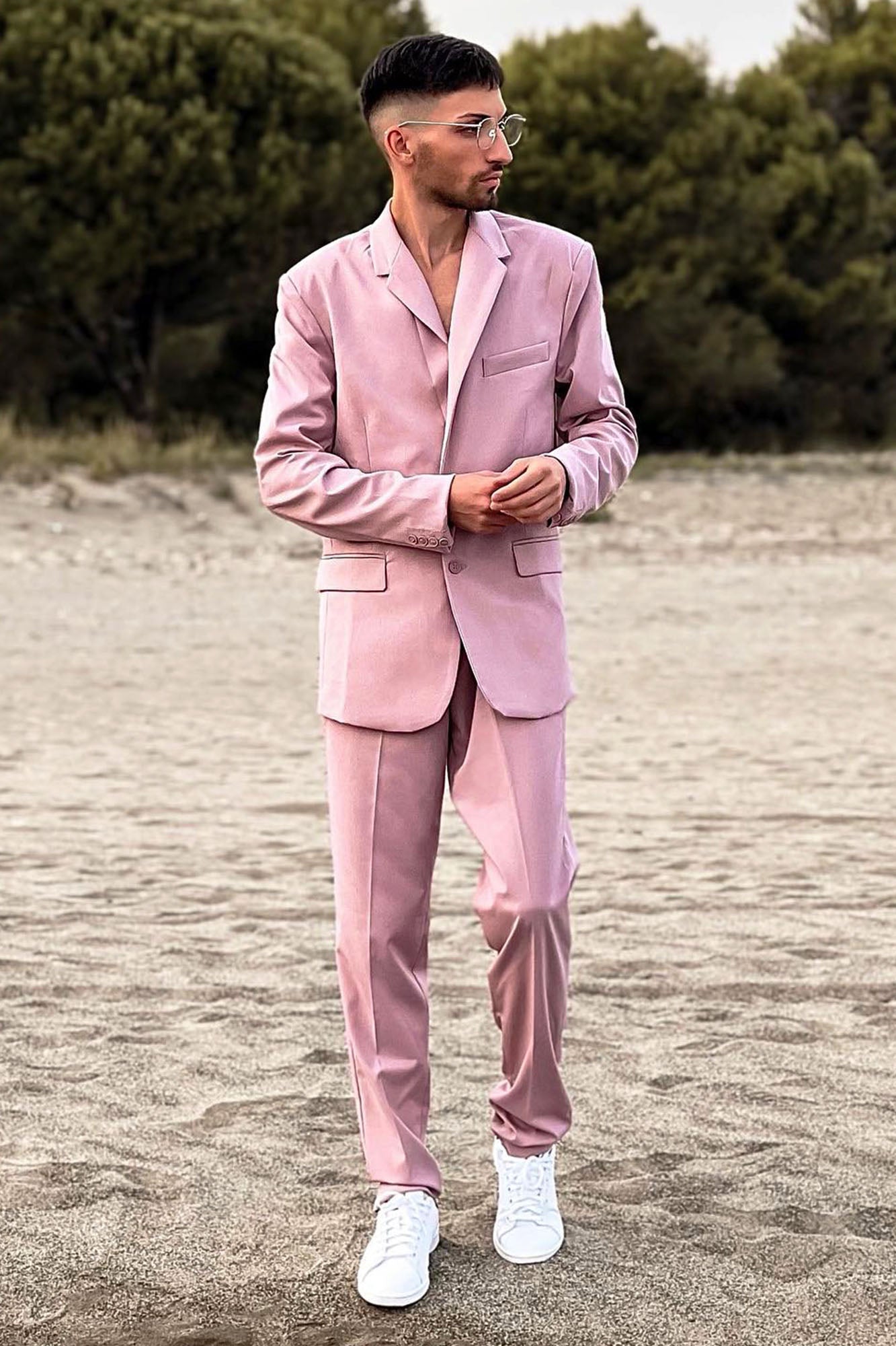 The Modern Stretch Slim Trouser - Mauve - HCWP
