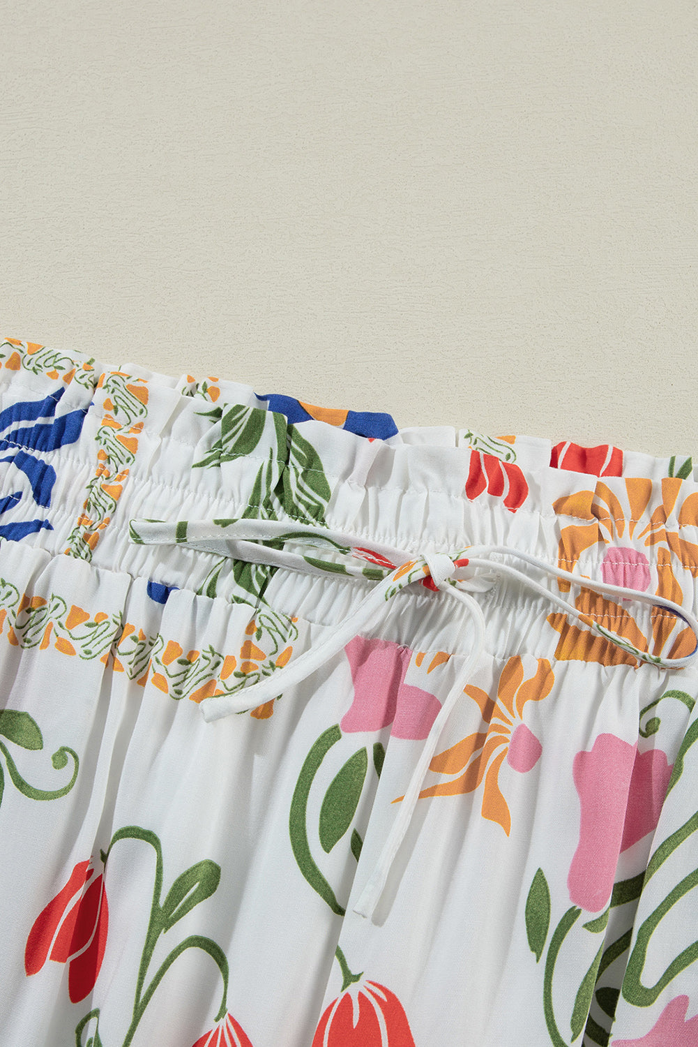 White Colorful Printed Set - HCWP