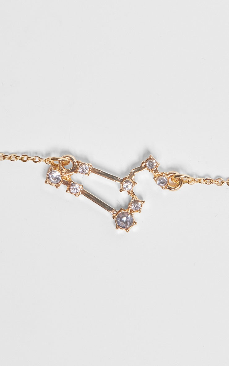 Gold Plated Cancer Celestial Necklace - HCWP