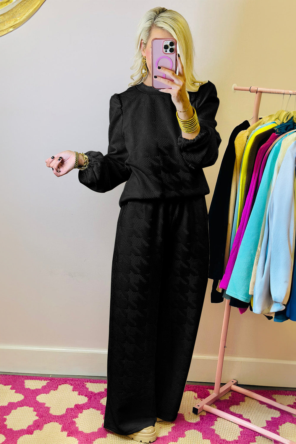 Black Textured Set - HCWP