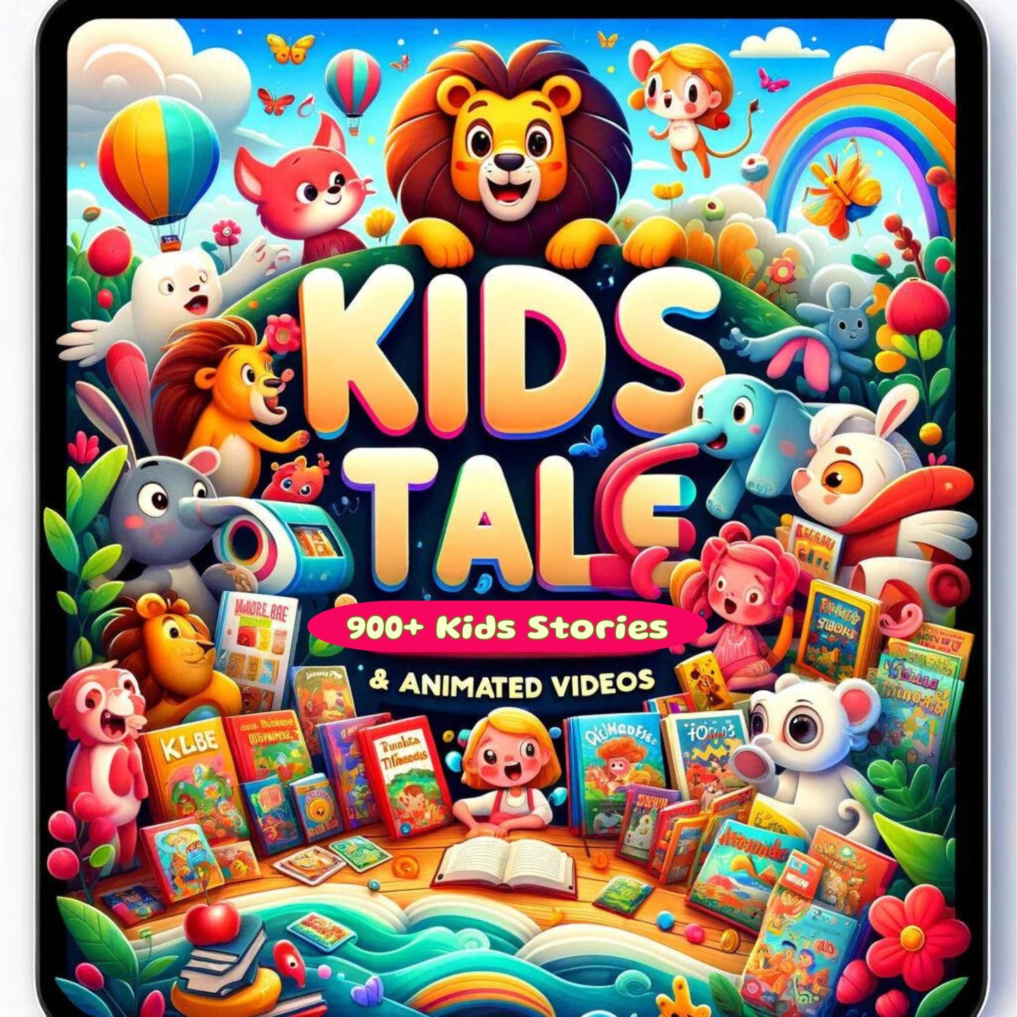 900 Kids Stories, eBooks And Animated Videos - HCWP