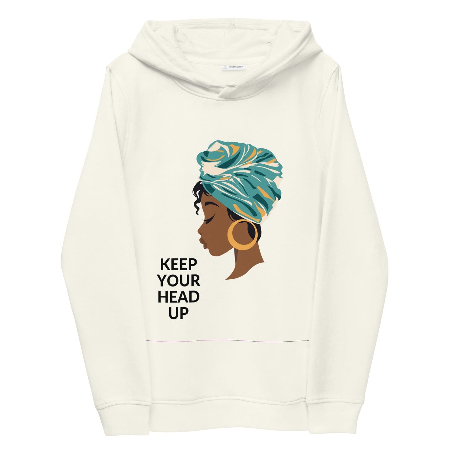 Keep your Head up Women's eco fitted hoodie - HCWP