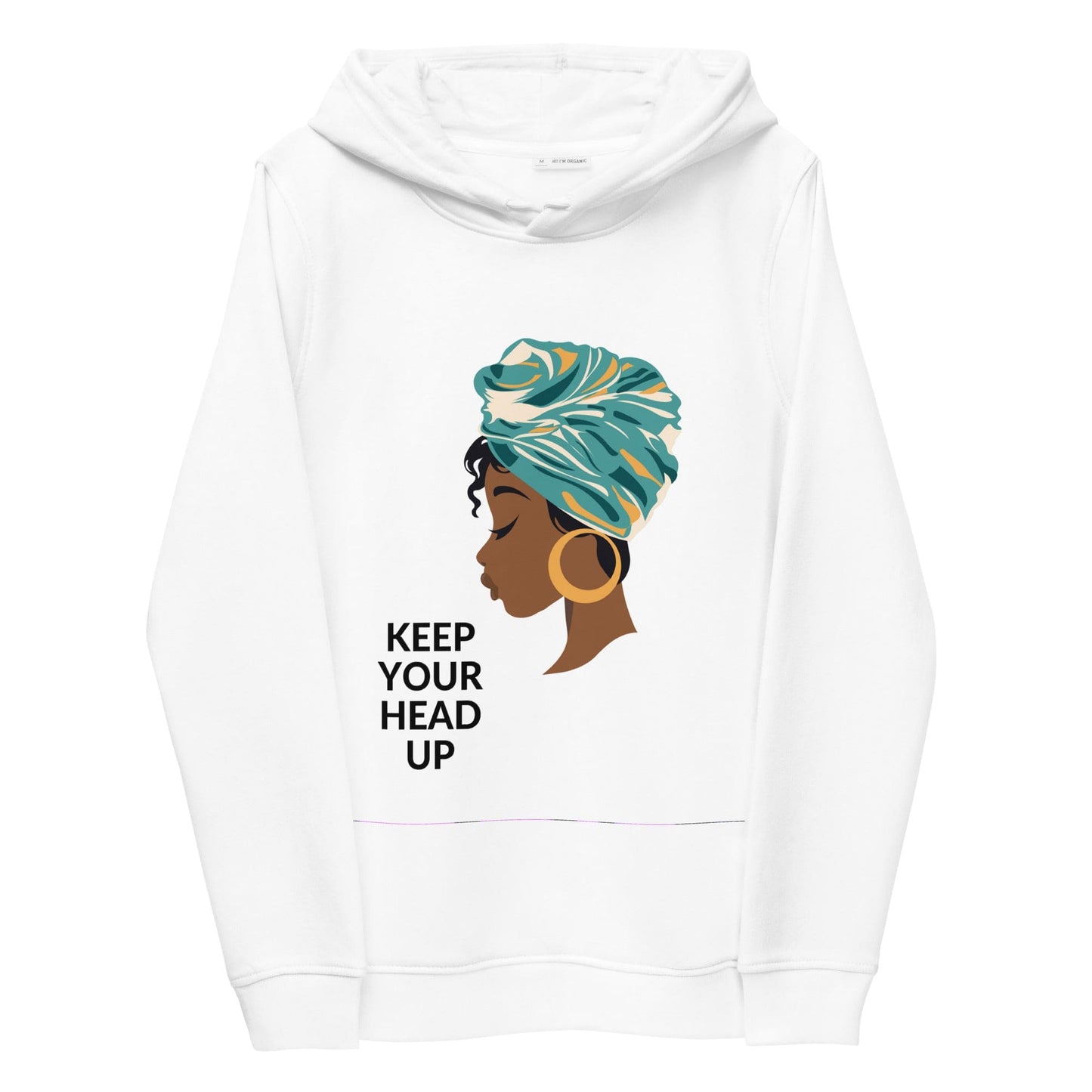 Keep your Head up Women's eco fitted hoodie - HCWP