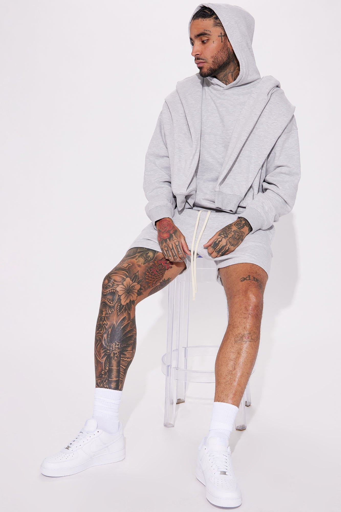 Tyson Oversized Heavyweight Hoodie - Black - HCWP