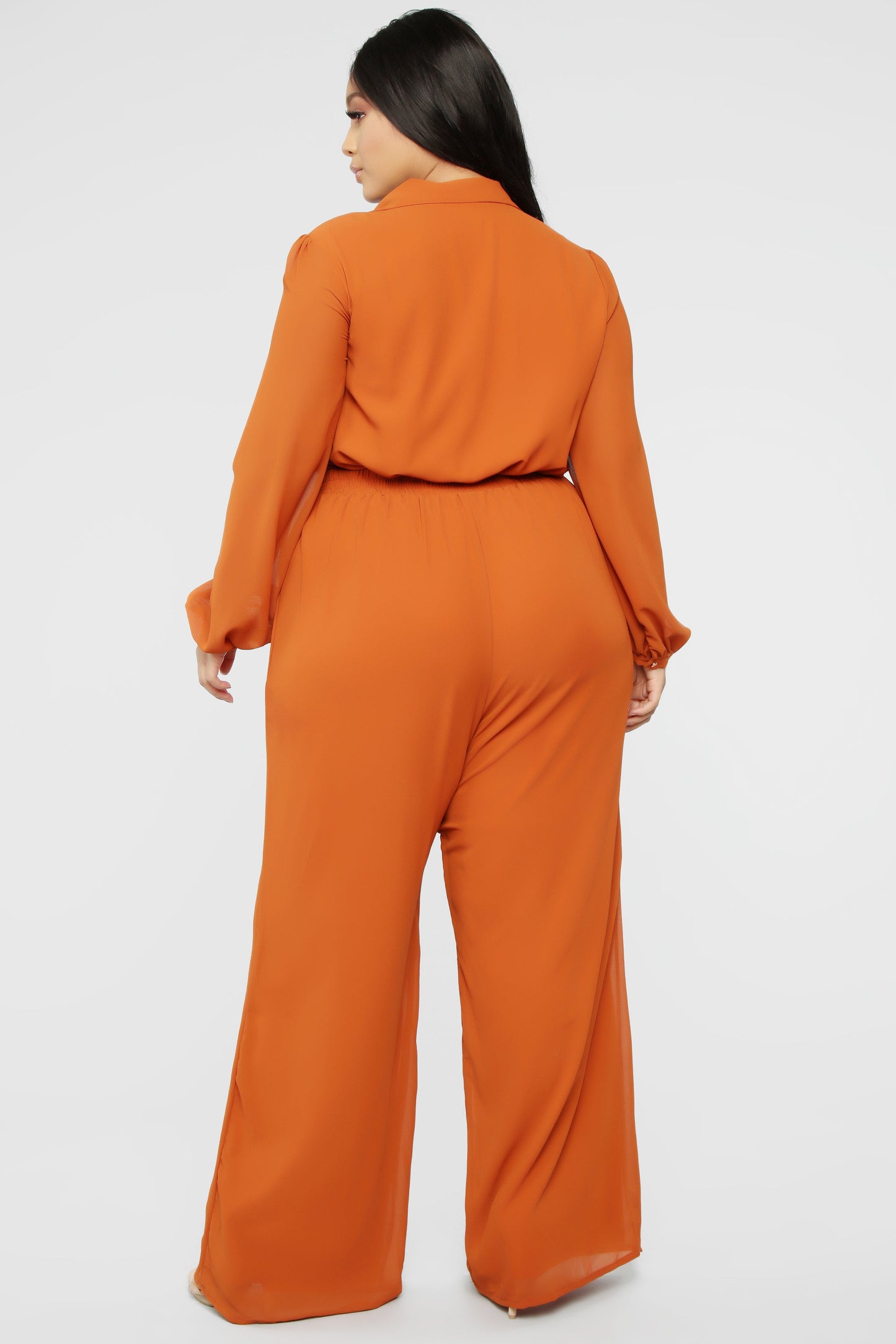 Like Me Better Jumpsuit - Cognac - HCWP