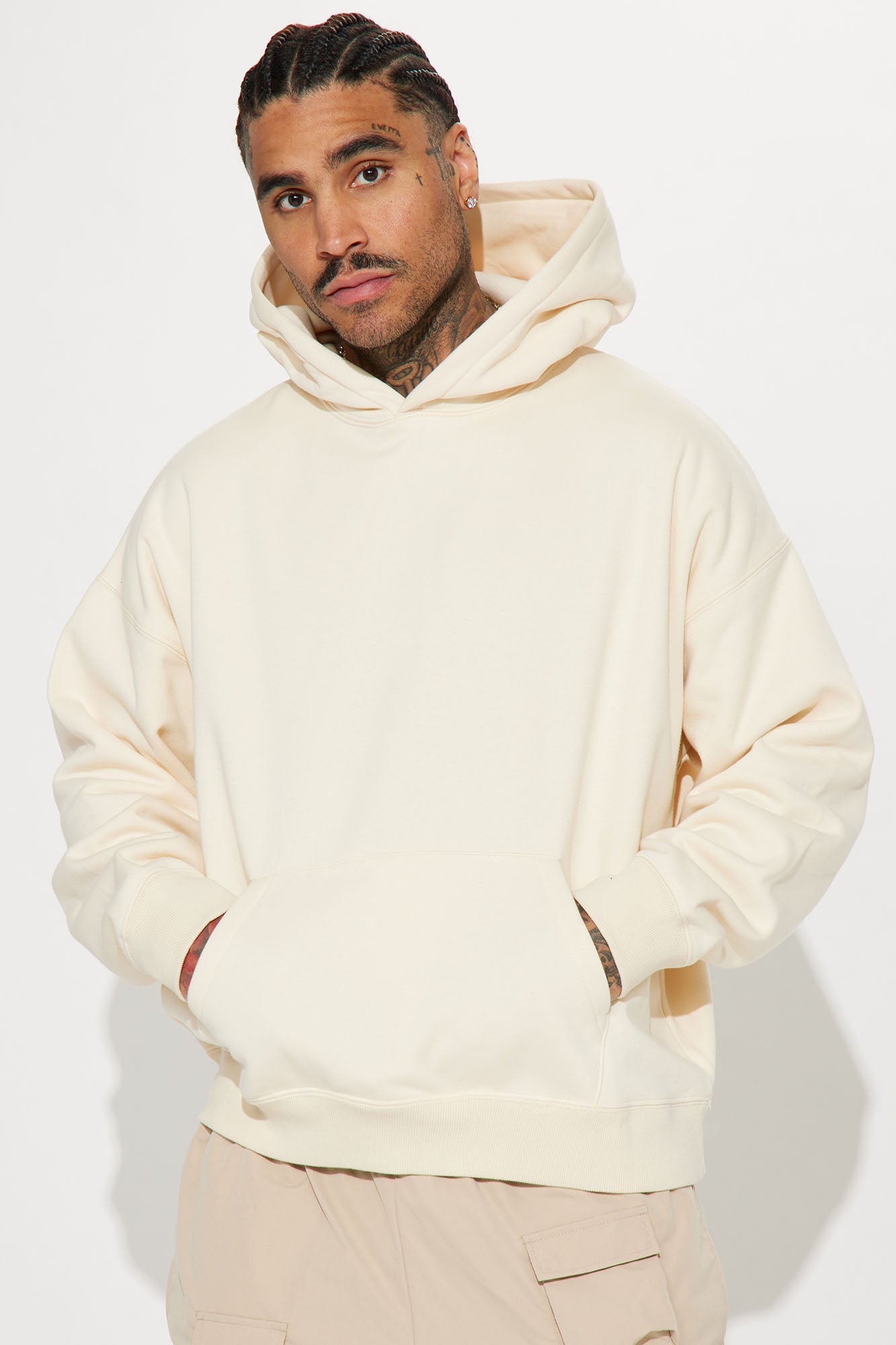 Tyson Oversized Heavyweight Hoodie - Black - HCWP