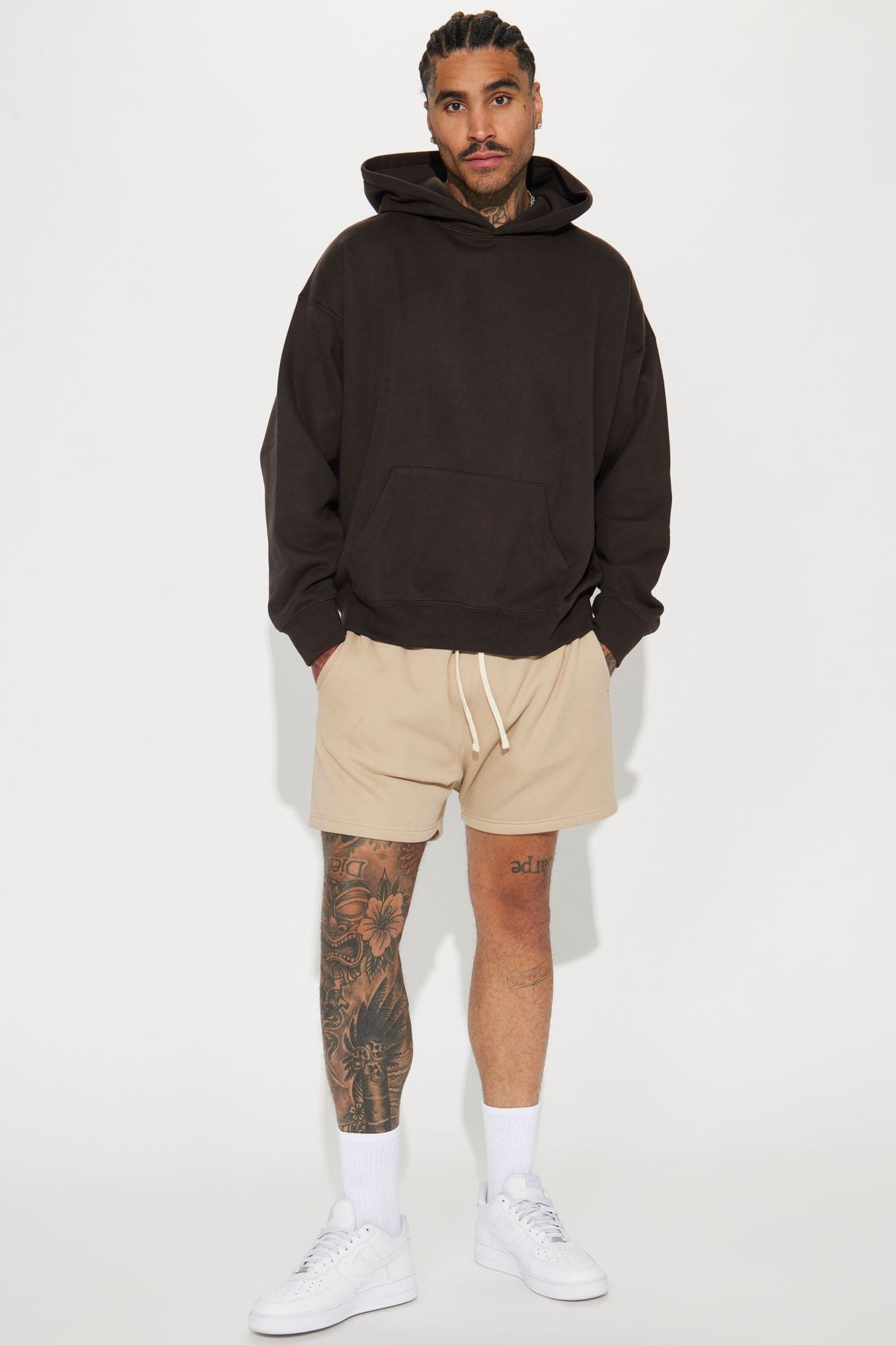 Tyson Oversized Heavyweight Hoodie - Black - HCWP
