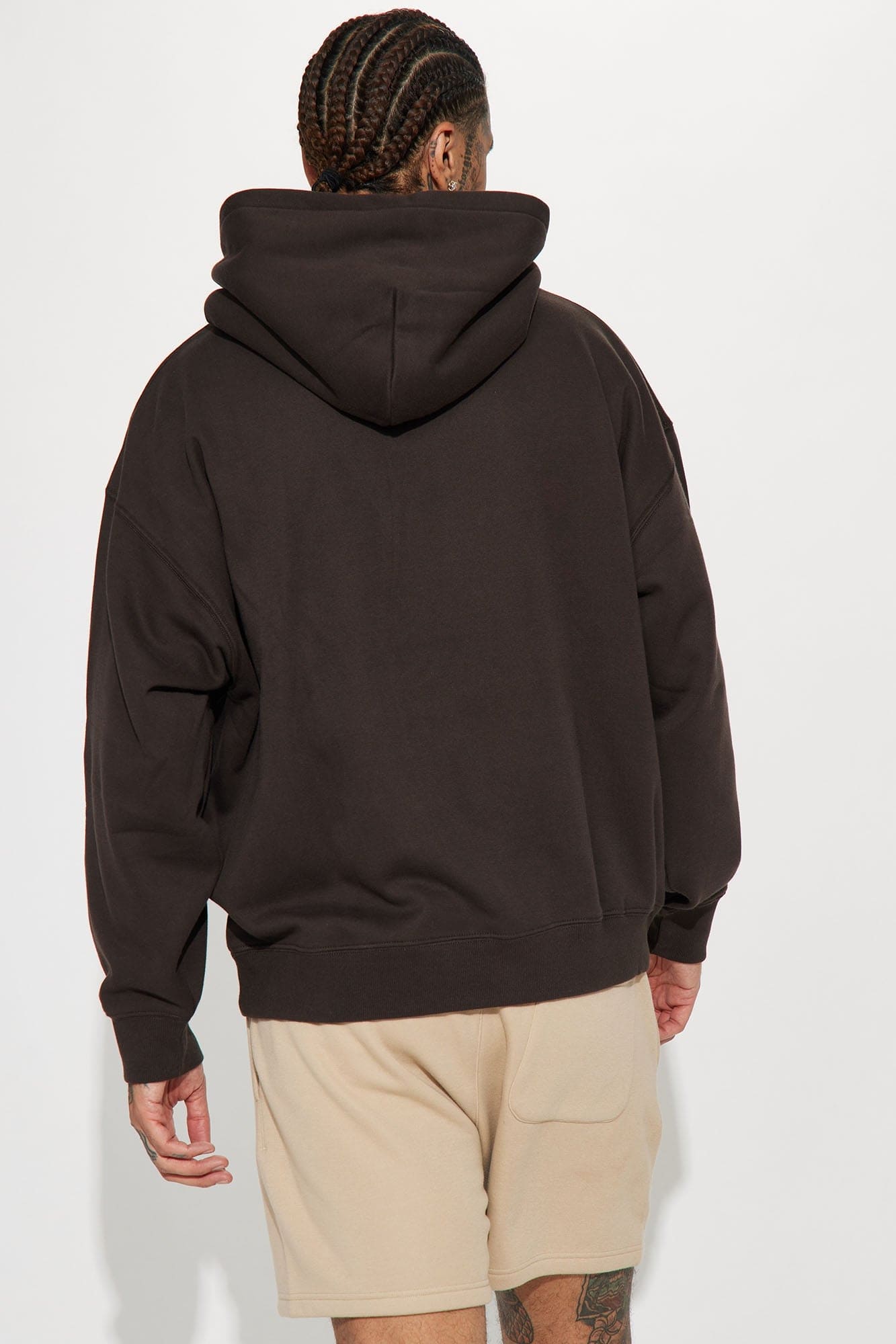 Tyson Oversized Heavyweight Hoodie - Black - HCWP