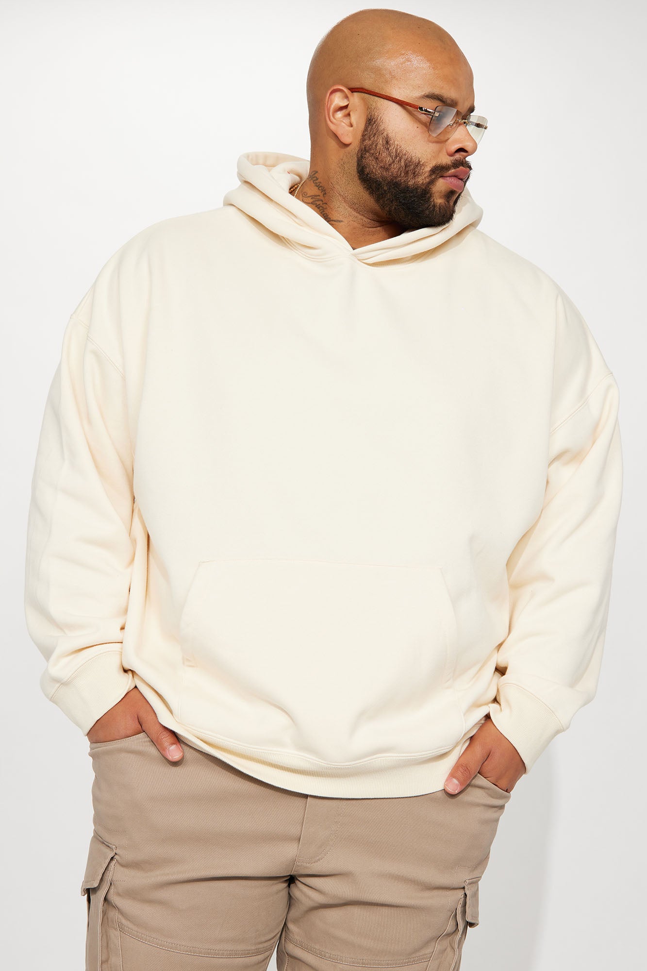 Tyson Oversized Heavyweight Hoodie - Black - HCWP