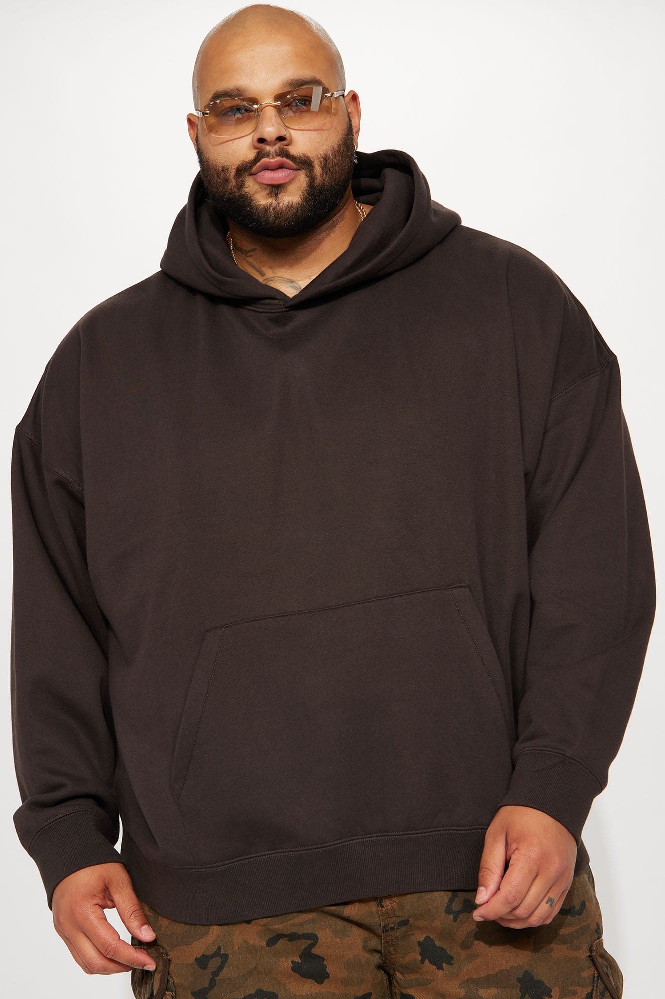 Tyson Oversized Heavyweight Hoodie - Black - HCWP