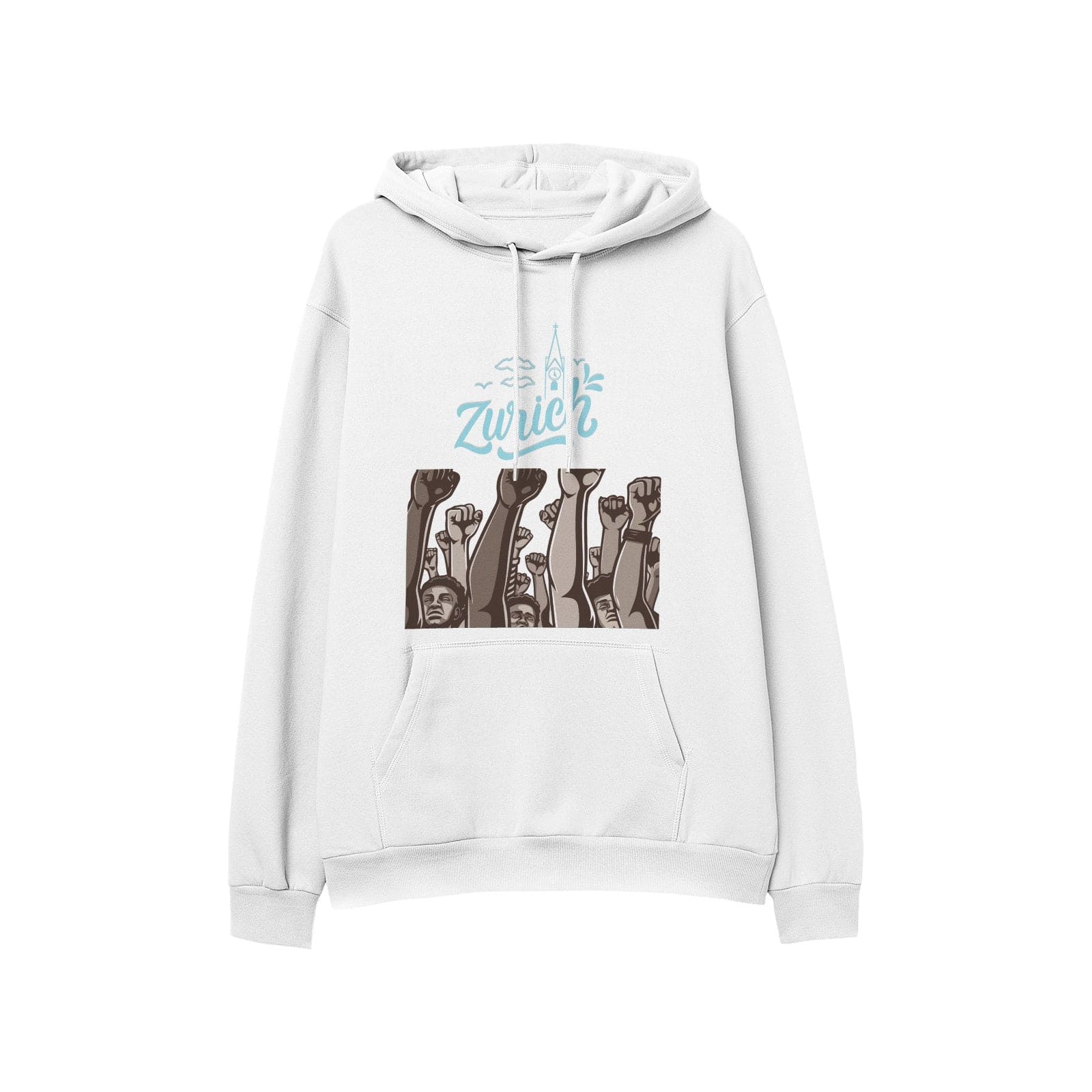 Zürich Stand up Men's Soft Cotton Hoodies - HCWP