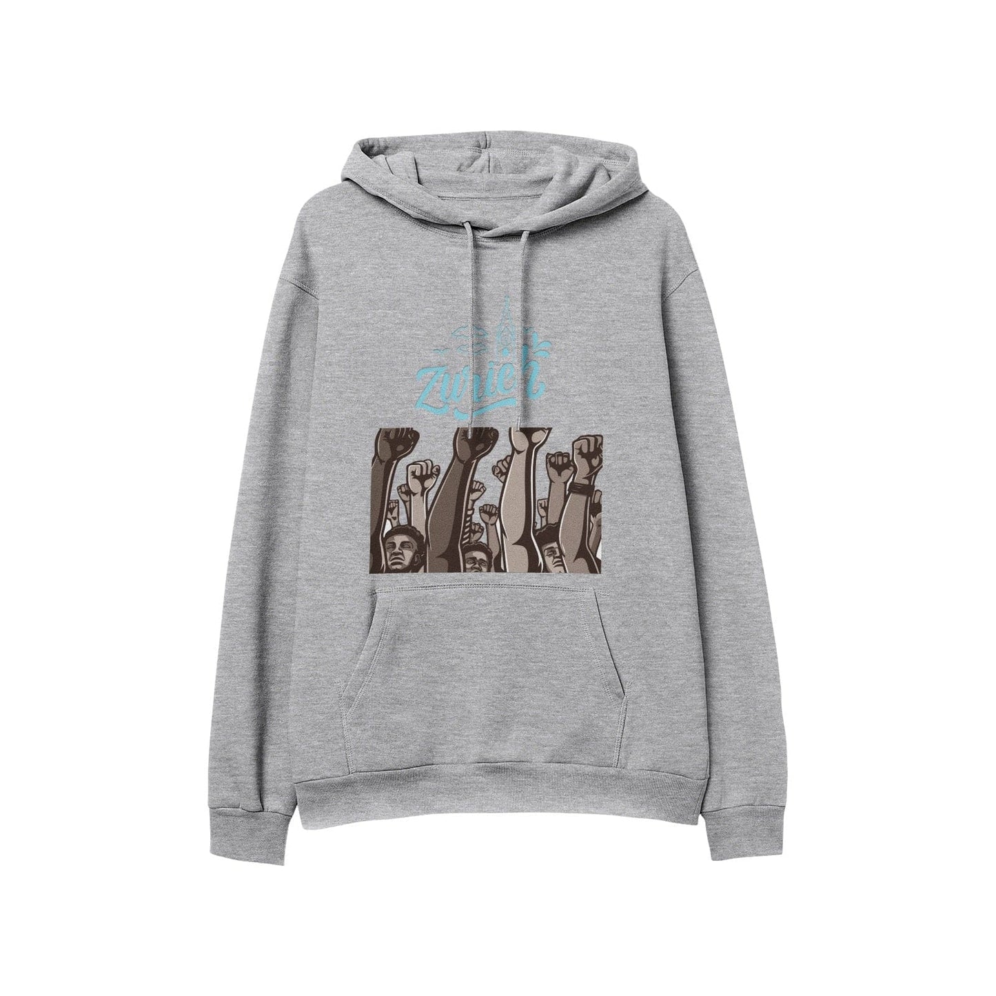 Zürich Stand up Men's Soft Cotton Hoodies - HCWP