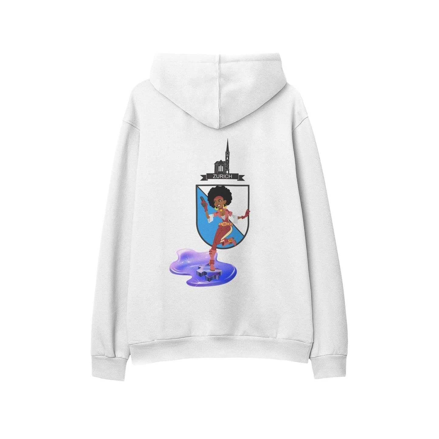Zürich Stand up Men's Soft Cotton Hoodies - HCWP