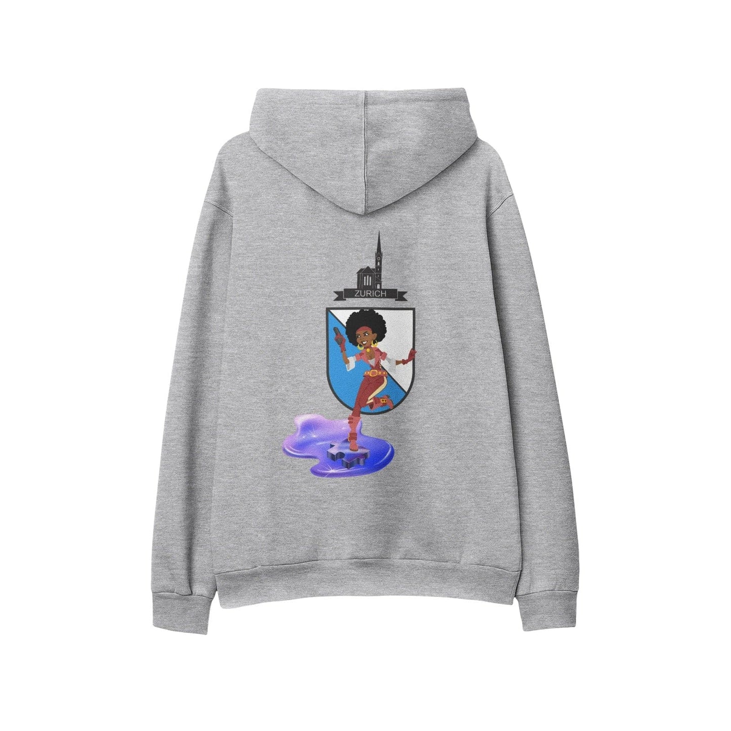 Zürich Stand up Men's Soft Cotton Hoodies - HCWP