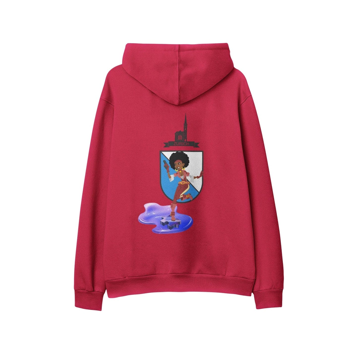 Zürich Stand up Men's Soft Cotton Hoodies - HCWP