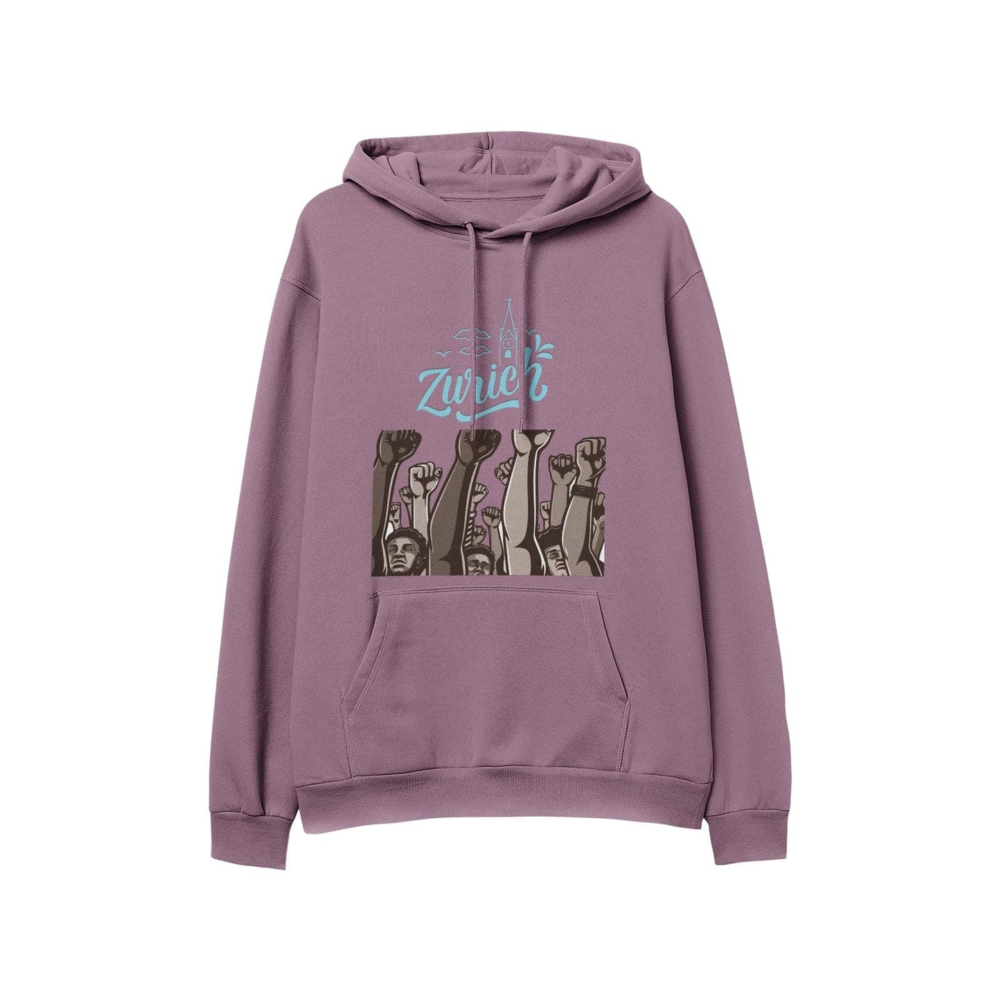 Zürich Stand up Men's Soft Cotton Hoodies - HCWP