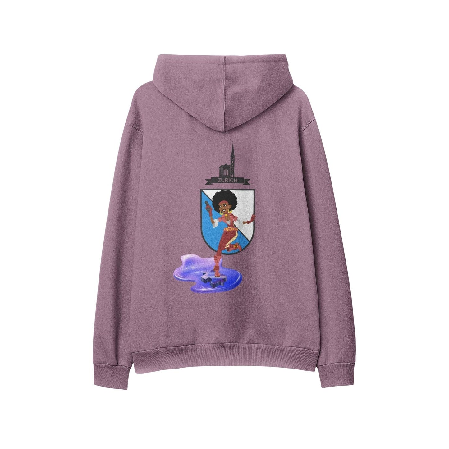Zürich Stand up Men's Soft Cotton Hoodies - HCWP