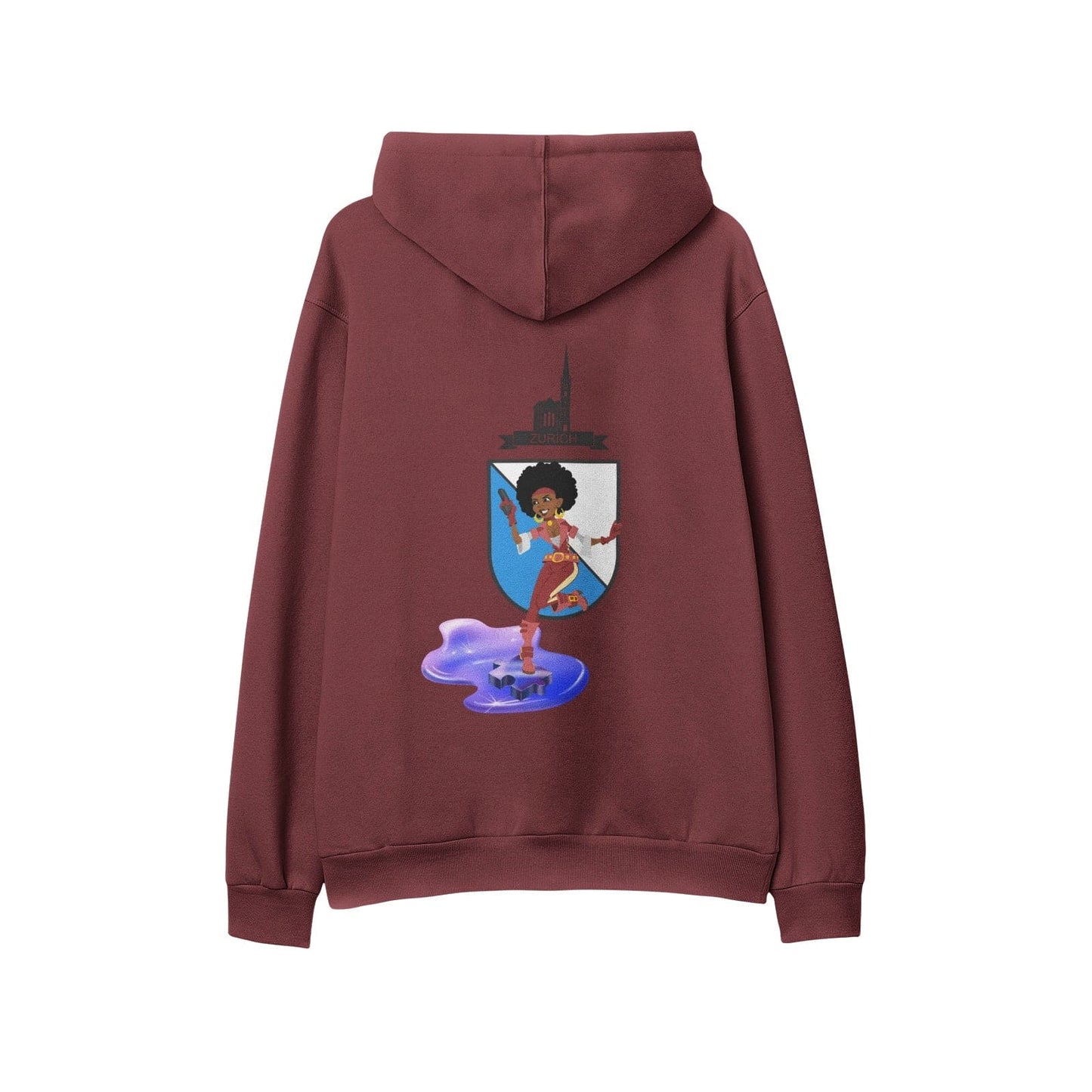 Zürich Stand up Men's Soft Cotton Hoodies - HCWP