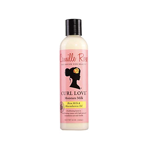 Camille Rose Curl Love Moisture Milk Leave-In Conditioner, with Rice Milk and Macadamia Oil to Soften, Smooth and Detangle Curly Hair, 8 fl oz - HCWP