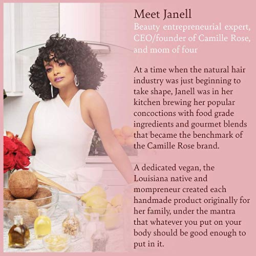 Camille Rose Curl Love Moisture Milk Leave-In Conditioner, with Rice Milk and Macadamia Oil to Soften, Smooth and Detangle Curly Hair, 8 fl oz - HCWP