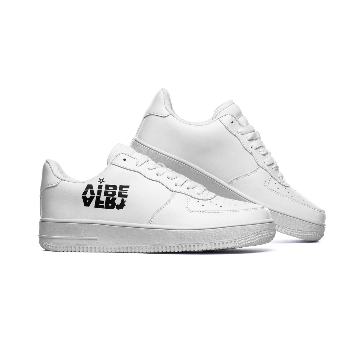 AFRO VIBE Unisex Low Top Leather Sneakers - HCWP