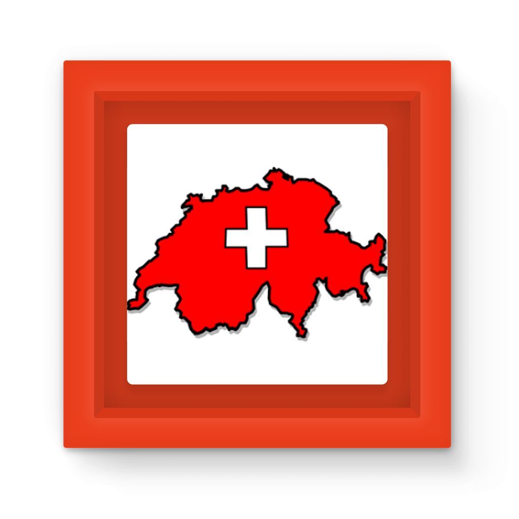Switzerflag Magnet Frame
