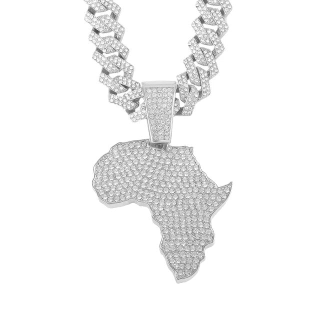 Afrikanische Karte Anhänger - HCWP