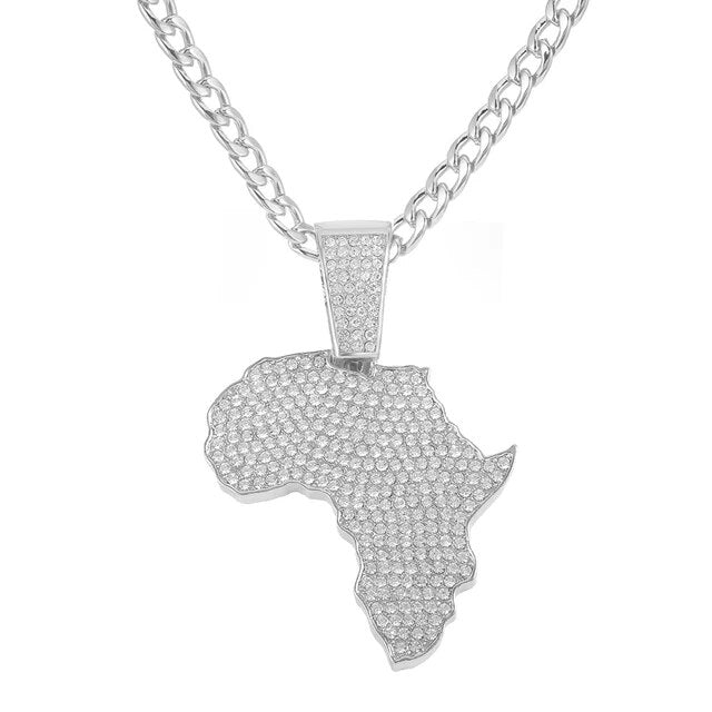 Afrikanische Karte Anhänger - HCWP