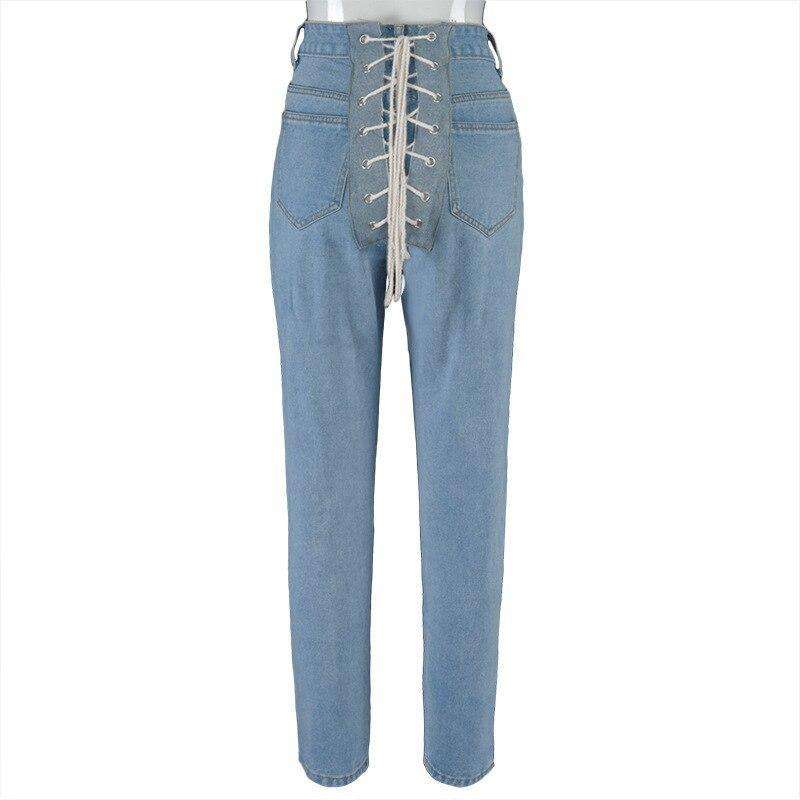 Strappy Jeans