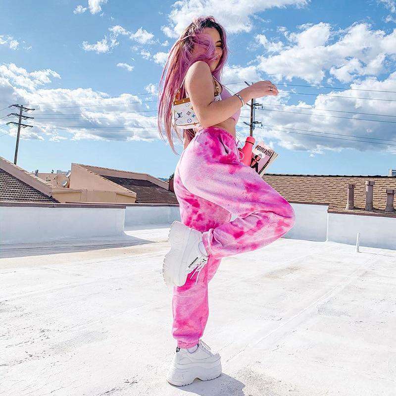 Tie Dye Women Joggers