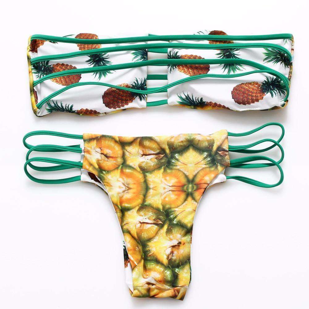 Reversible Bikinis Pineapple