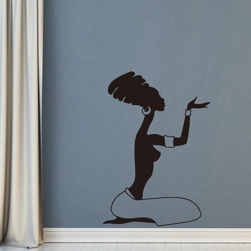 Afrikanische Frauen Wandtattoo Vinyl Aufkleber Home Interior Design Afrika Aufkleber Murals Wall art Decor