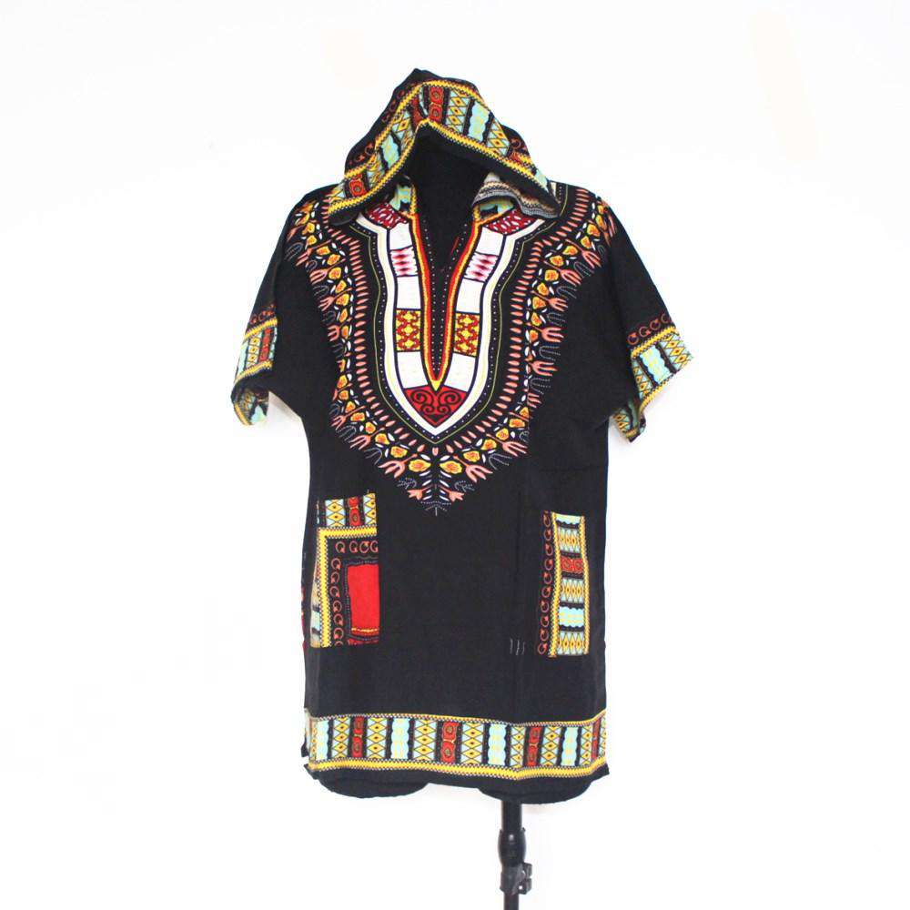 Brand New Hooded Dashiki T-shirt unisex
