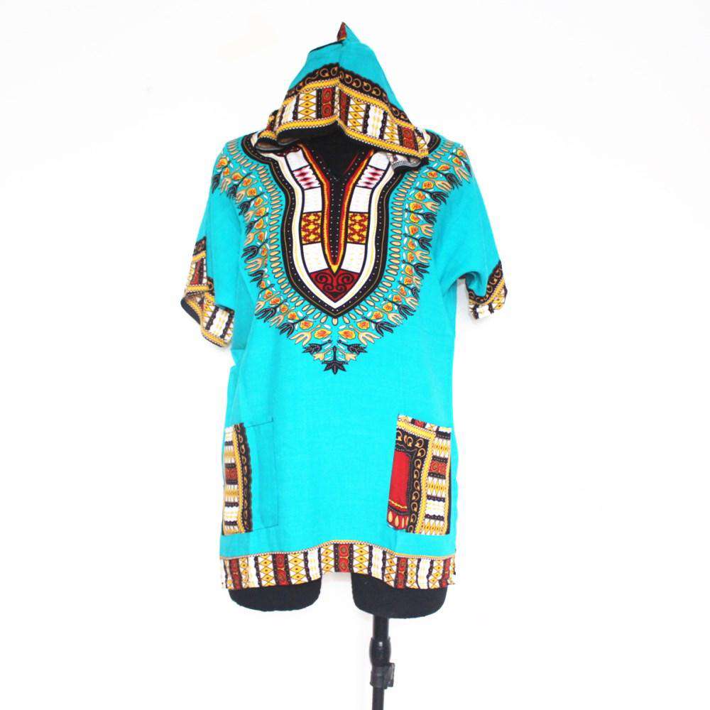 Brand New Hooded Dashiki T-shirt unisex