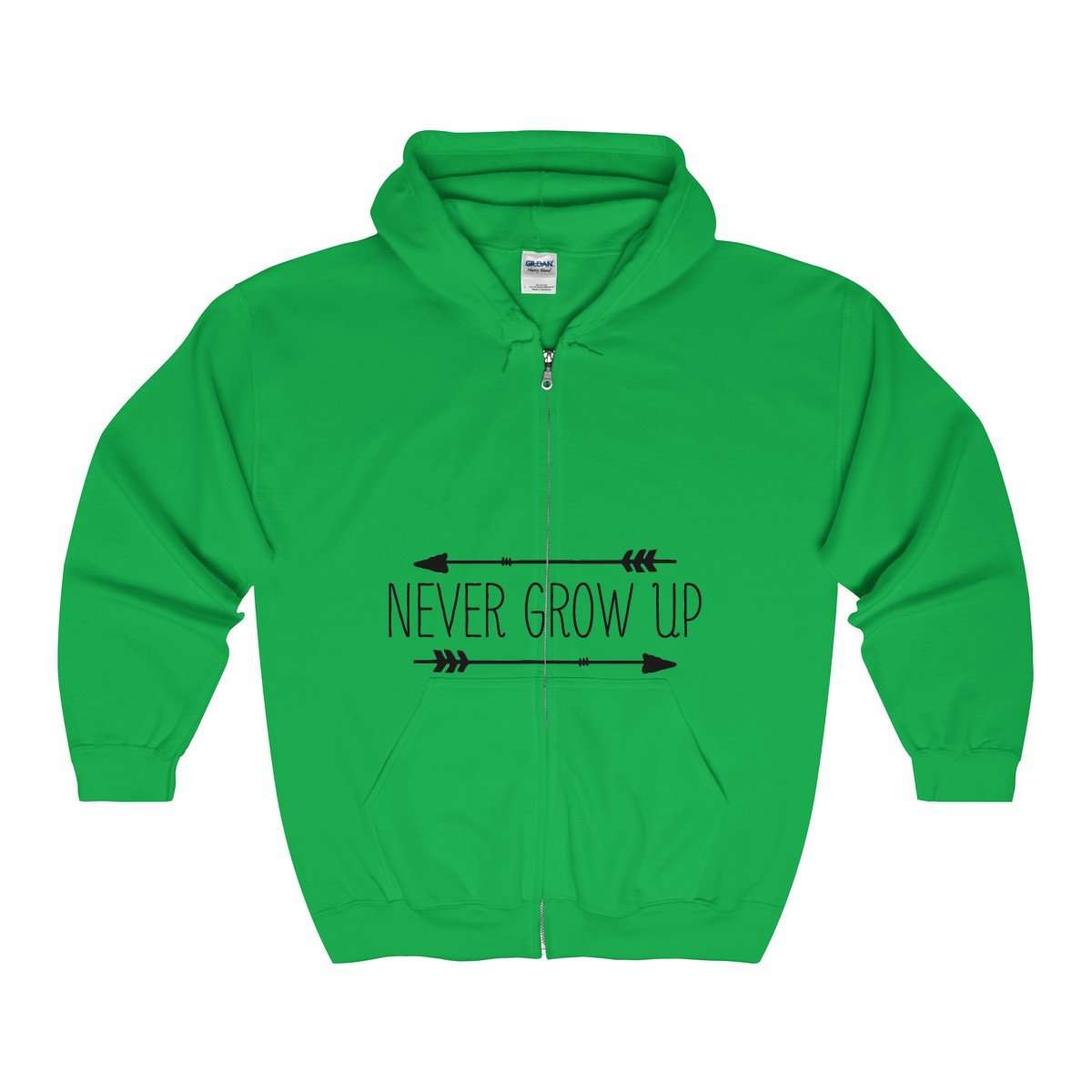 Unisex Full Zip Hooded Sweatshirt
