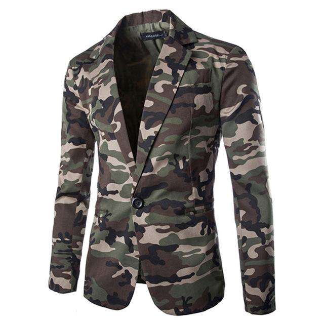 Camouflage Color New Design Spring Blazer