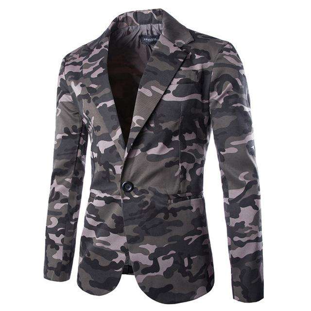 Camouflage Color New Design Spring Blazer