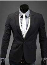 Classic one button multi color casual men's suit