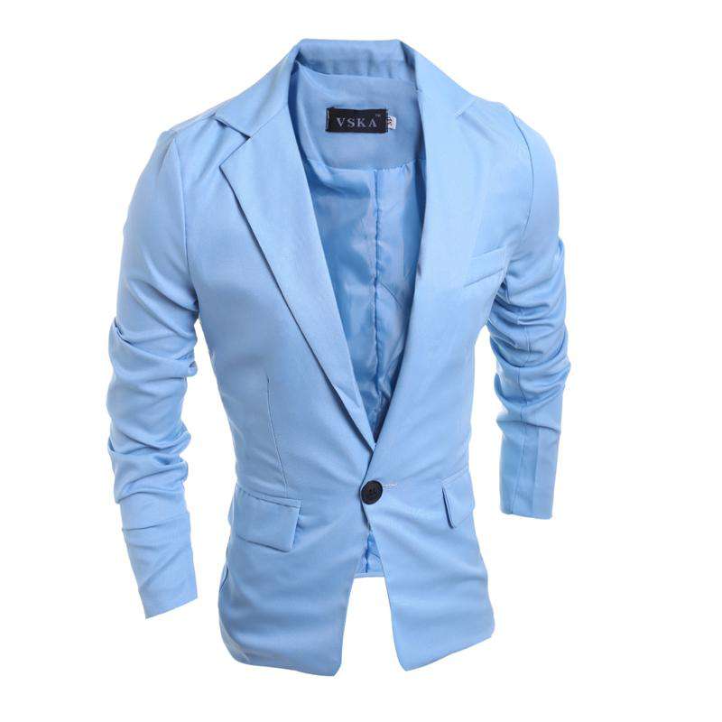 Classic one button multi color casual men's suit