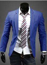 Classic one button multi color casual men's suit