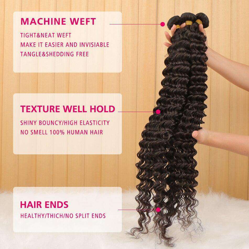 Curly Hair bundles 100% Human Hair