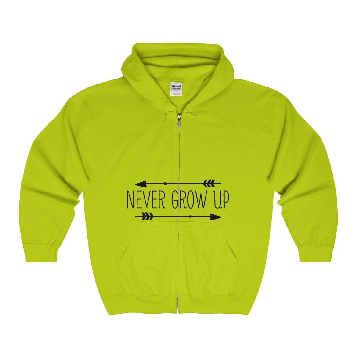 Unisex Full Zip Hooded Sweatshirt
