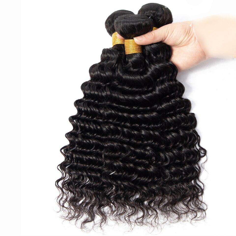 Fashow Brasilianische Tiefe Welle Haar 1/3/4 Bundles Weave 30 32 34 36 Zoll