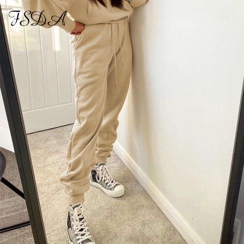 Khaki Long Puff Sleeve Hoodie