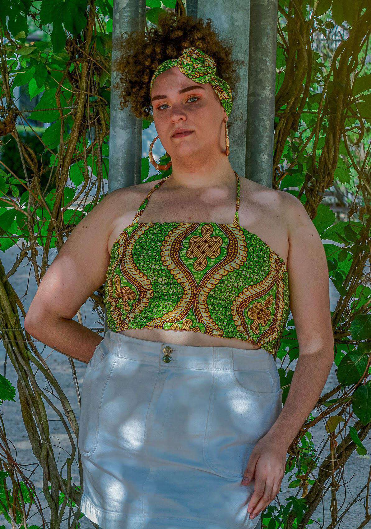M'akoma Stretchy Okra Top