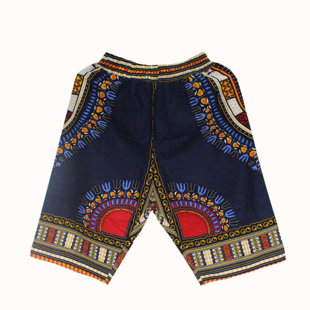 Neue Mode-Design African Traditionelle Print Baumwolle Dashiki Kurze männer Afrikanische Strand kurz kostenloser versand