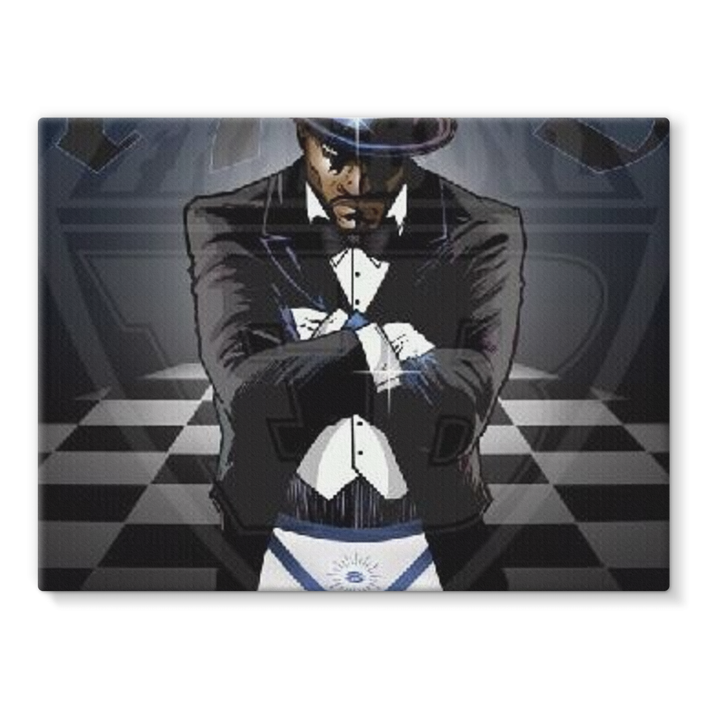 American Builder Stretched Canvas