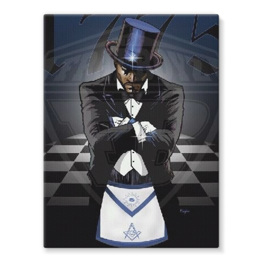 American Builder Stretched Canvas