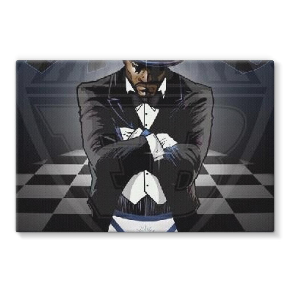 American Builder Stretched Canvas